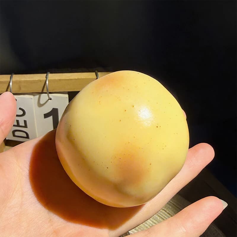    Jouet à presser en forme de pomme de terre, croustillant et moelleux, fait main, doux au toucher