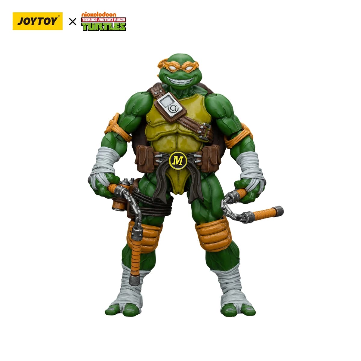 [EN STOCK] figurine JOYTOY TMNT Michelangelo & Donatello & Leonardo & Raphael4 pièces 1/18 modèle mi