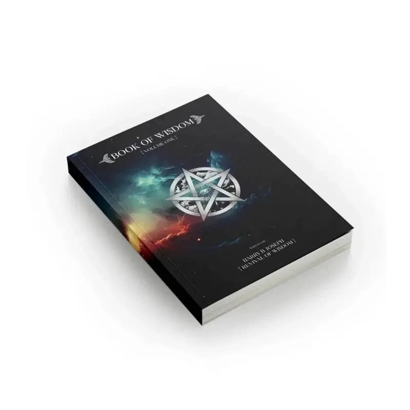 Livre de poche anglais : Harry B Joseph - Réveil de la Sagesse, Couverture Surréaliste, Éveil Spirit