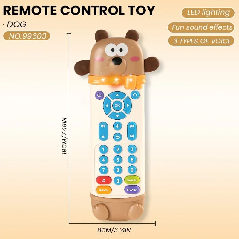 Jouets télécommandés TV de Simulation infantile avec musique et lumière jouet Musical pour bébé joue