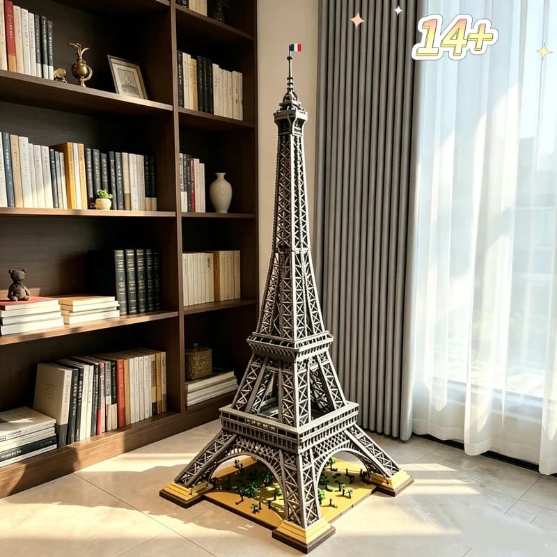 Nouveau Kit de Construction Modèle Architectural Tour Eiffel Paris 10001 Pièces – Blocs Classiques à
