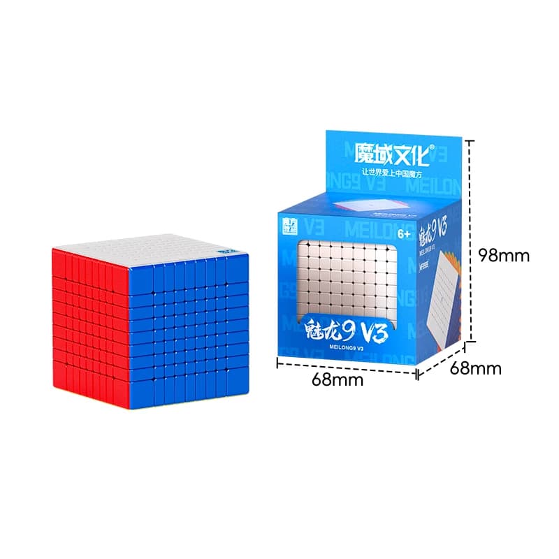 [Picube] MoYu Meilong 9x9x9 V3 Cube magique Puzzle Cube magique magnétique 9x9 vitesses Cubo Magico 