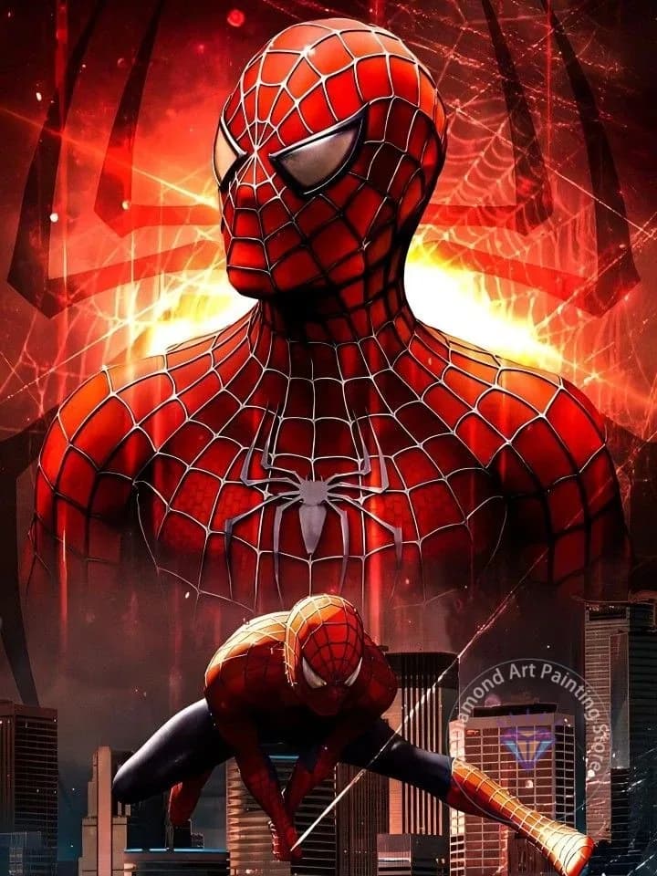 Puzzle pour adultes 1000 pièces, puzzle Spider-Man Marvel Super Hero, puzzle en papier, peinture déc