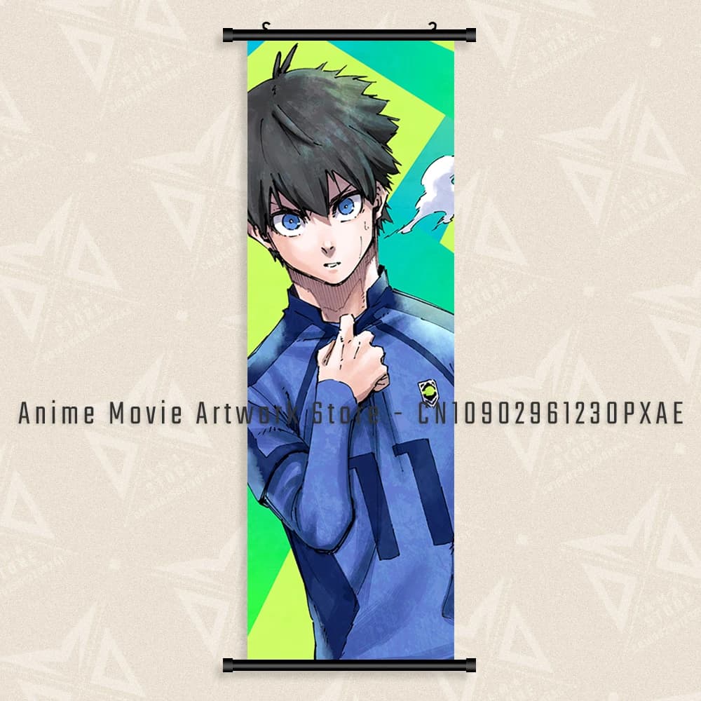 Blue Lock Football Anime décor à la maison Hd imprime affiche photos Isagi Yoichi mur œuvre toile su