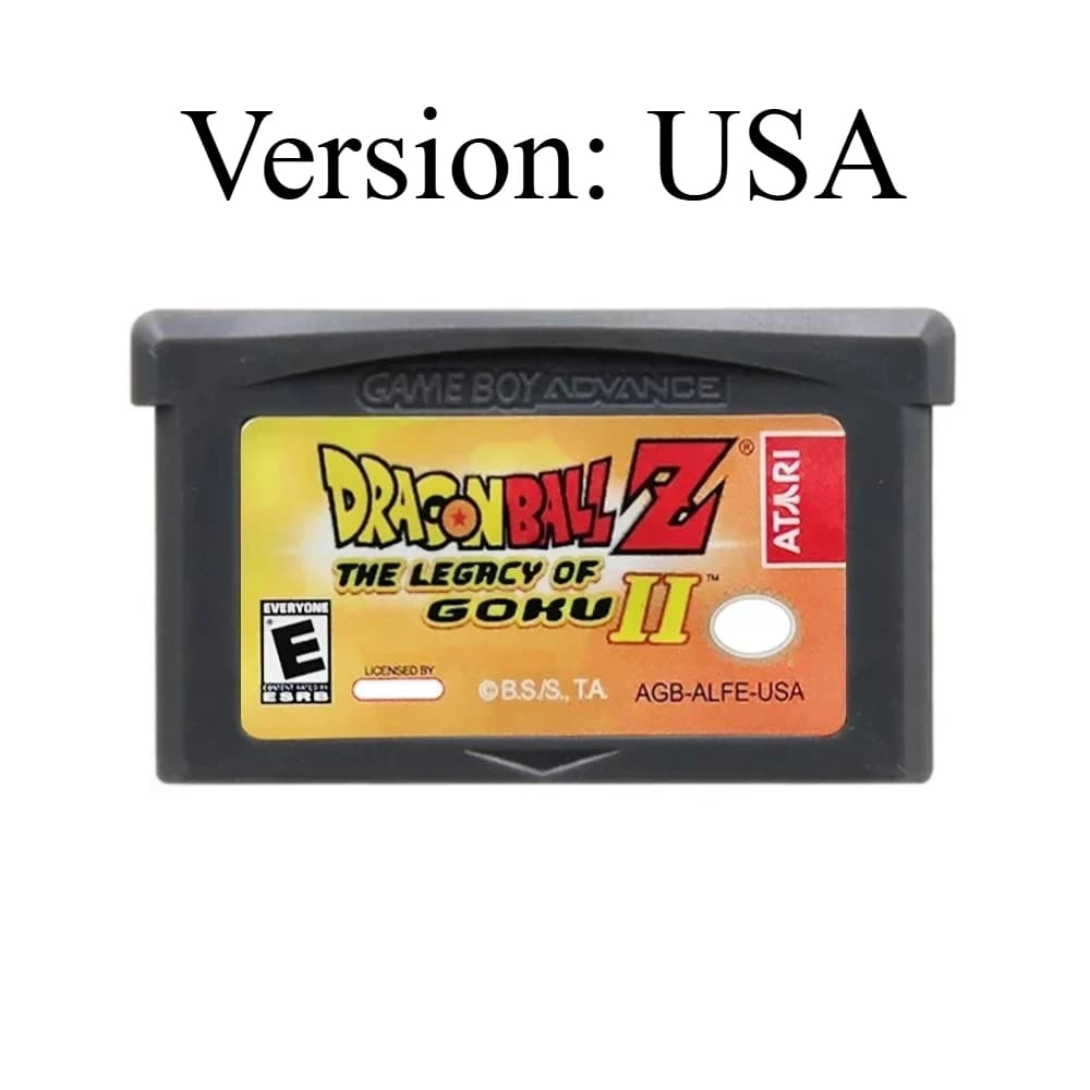 Cartouche de jeu Dragon Ball Series GBA, aventure avancée, Supersonic Warriors, la fureur de Buu, po