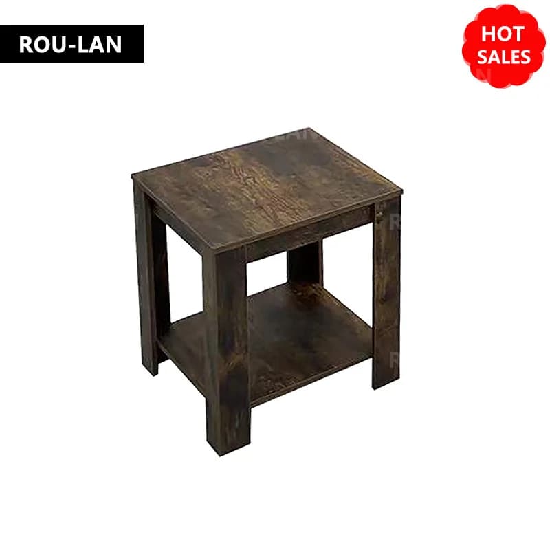 Table d'appoint Table de chevet Salon Canapé Bras Tables de chevet Petits espaces Supports d'angle d