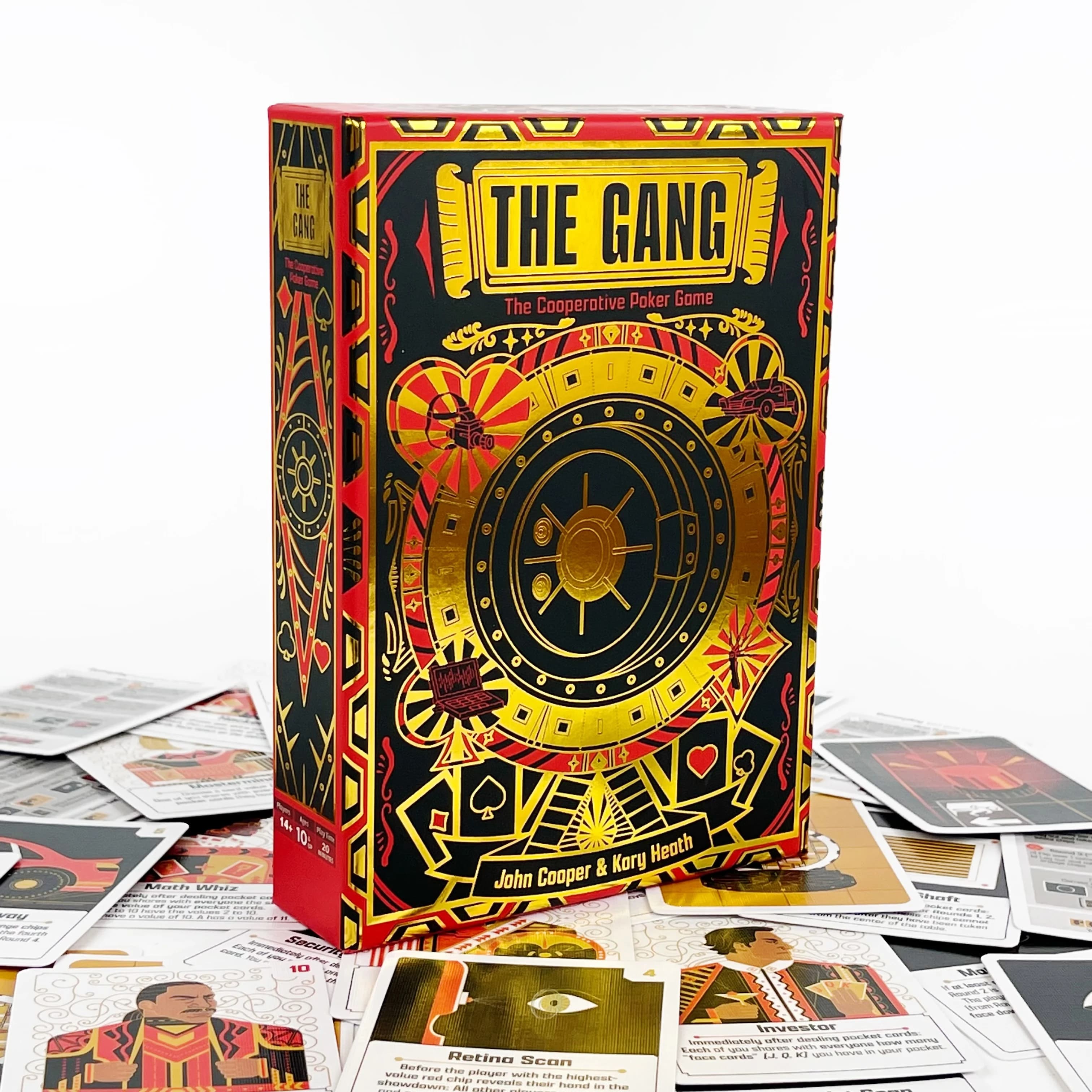 Jeu de cartes : THE GANG – Jeu de stratégie primé par les SDJ, style Texas Hold'em, essentiel pour l