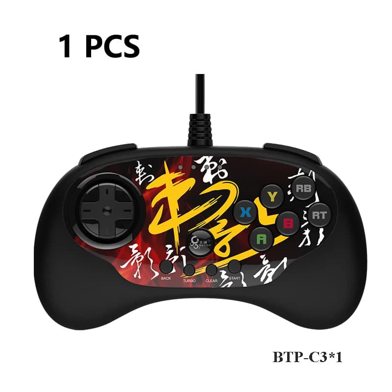 Betop – manette de jeu filaire USB BEITONG BTP-C3, Joystick de combat d'arcade pour Android TV, PC, 