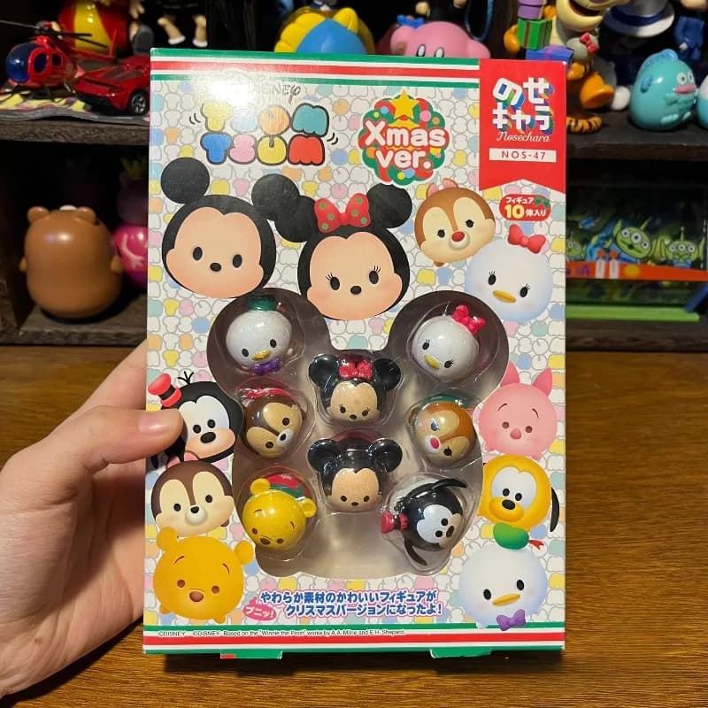 Figurines d'action de dessins animés Disney, Mickey Minne Winnie l'ourson, Goofy, Donald Duck, colle