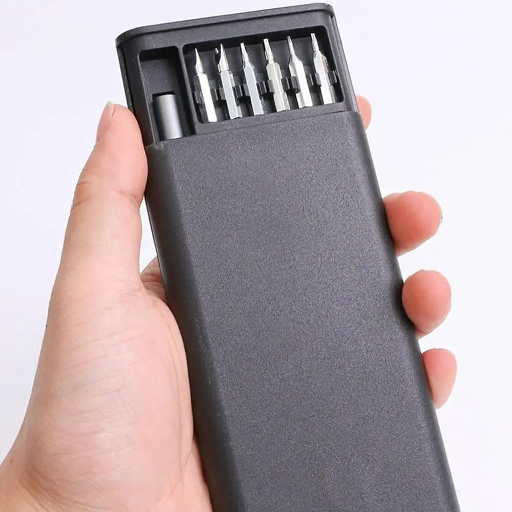 Jeu de tournevis de précision magnétique, 25 en 1 avec un mini jeu de tournevis de poche de 24 pièce