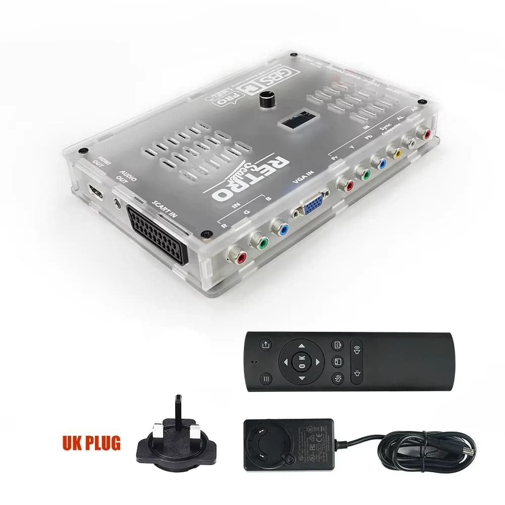 RetroScaler GBSC Pro GBS Contrôle Scart RGBS YPbPr VGA Composite (AV) SV vers HDMI ®   Convertisseur