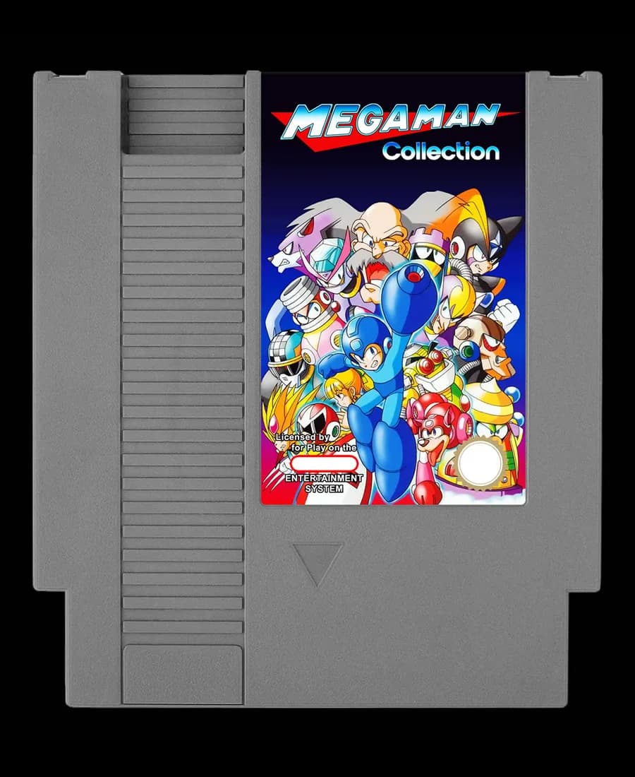 Cartouche de jeu vidéo MEGAMAN COLLECTION 7 en 1 pour console NES 72 broches