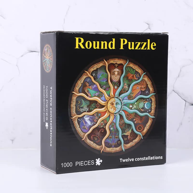 Puzzle géant Space Moon pour adultes, 1000 pièces, finition mate, anti-poussière, avec conception de
