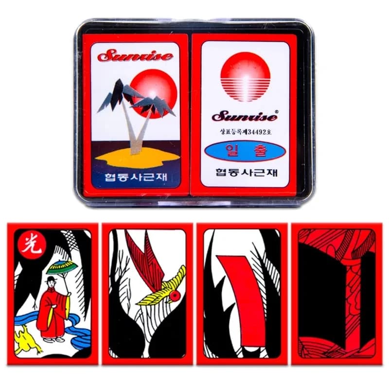 Cartes Mahjong Gostop Go Stop Hanafuda, jeu de société japonais coréen populaire