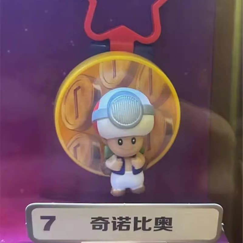 2026 McDonald's Happy Meal Nouvelle Collection : Figurine Pendentif Super Mario Bros Yoshi Rosalina,
