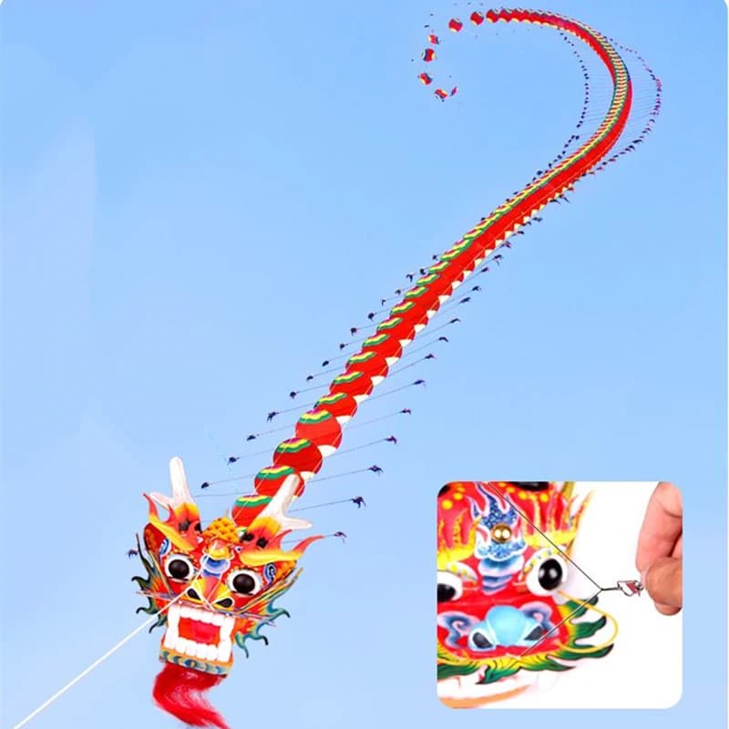 Cerf-volant Dragon volant cerf-volant chinois jouets cerf-volant traditionnel aigle jeu de plein air