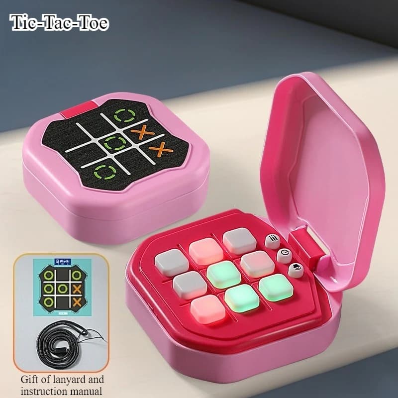 Jeu de société Tic-Tac-Toe, jeux électroniques multifonctionnels, Puzzle Montessori, jeu de Table, j