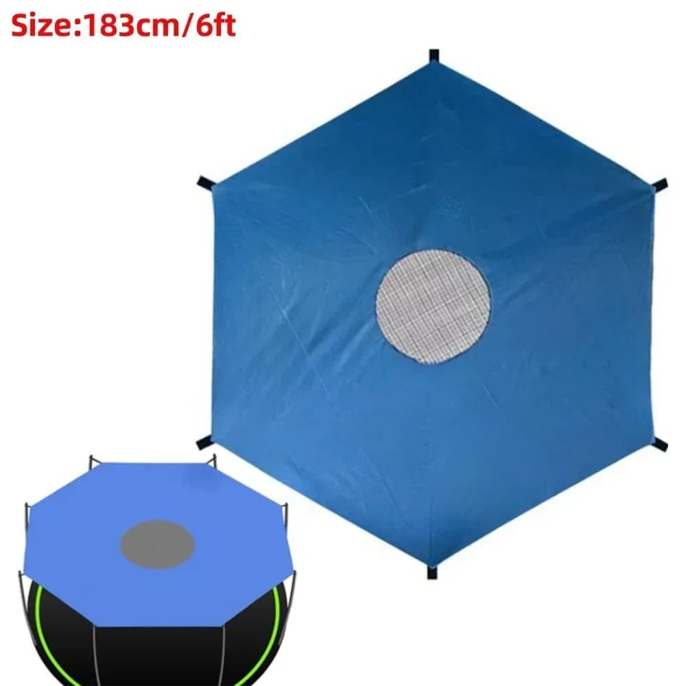 Couverture de Trampoline Anti-UV, imperméable, 6/8/10 pieds, accessoires de toit pour aire de jeux e