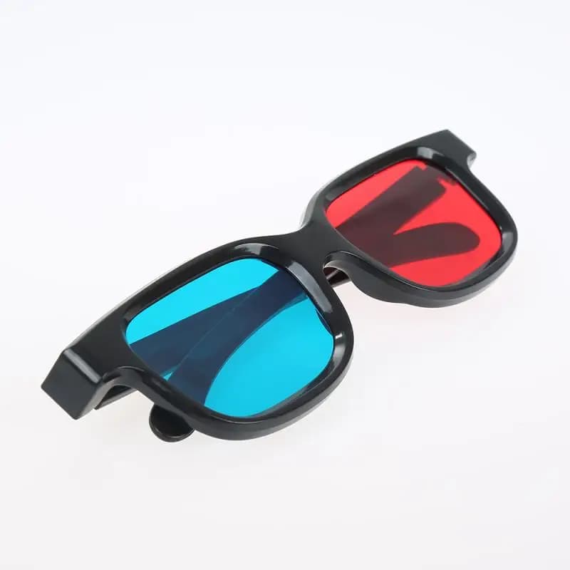 Lunettes 3D Anaglyph universelles pour DVD, jeu noir pour divertissement, effets visuels, cinéma