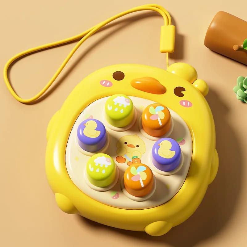 Mini jeu de tape-taupe de dessin animé pour exercer les réflexes, la coordination œil-main, jouet éd