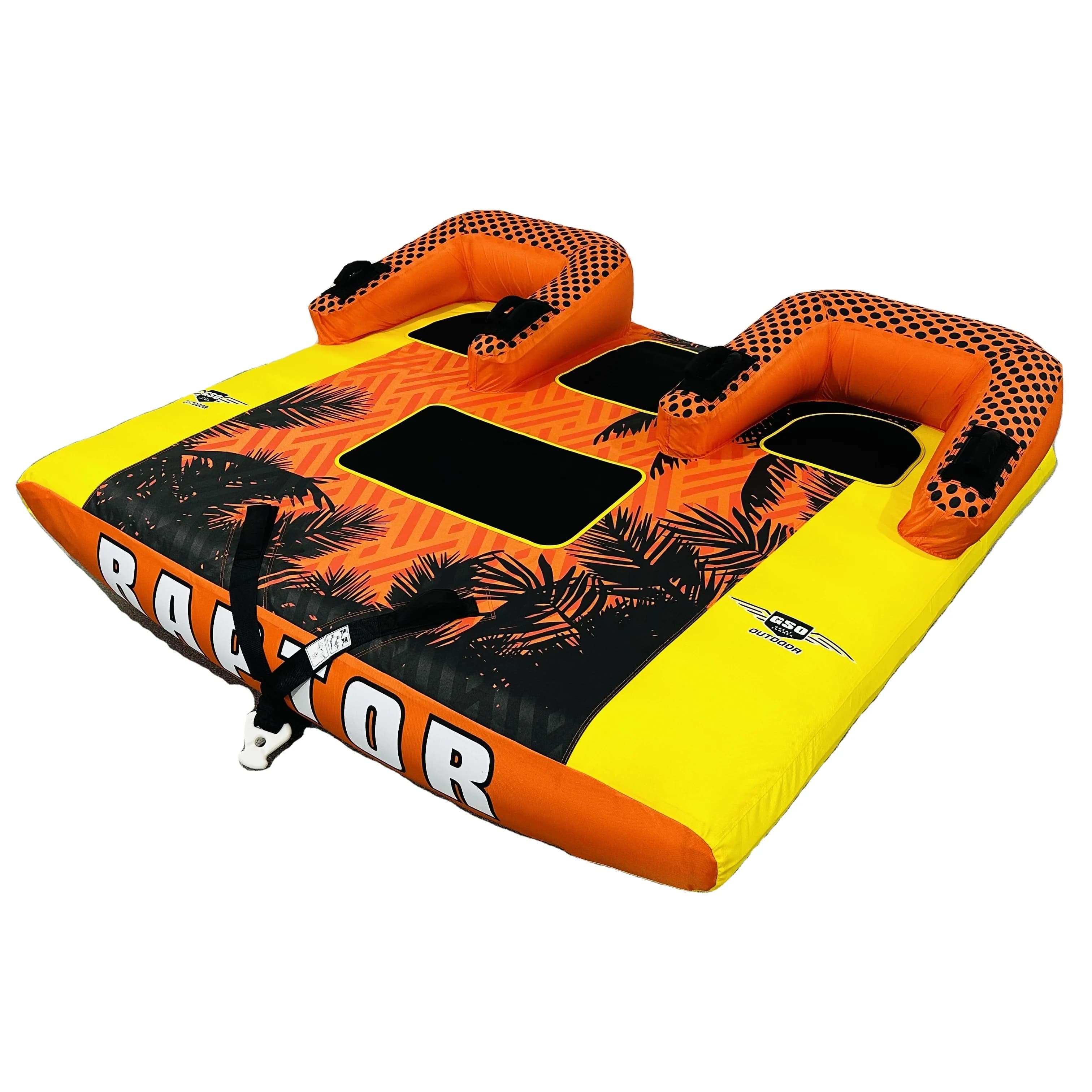 Tube de Ski gonflable fou, amusant, remorquable, traînée flottante, Sports aquatiques
