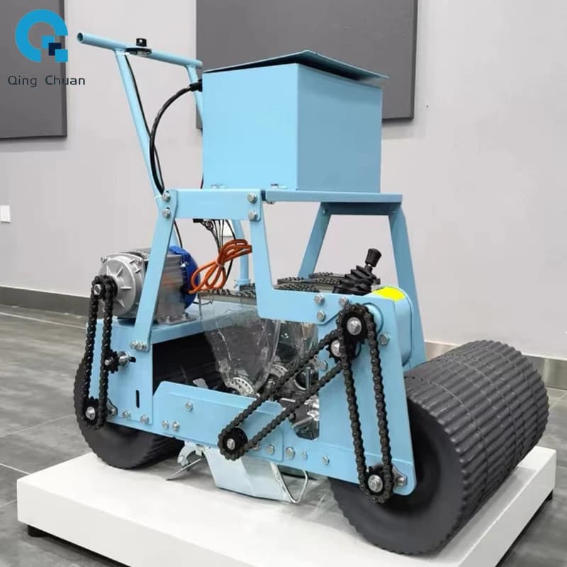 Semoir Électrique pour Légumes 50cm de Largeur, Semoir Électrique 6 Rangs, Planteuse de Légumes de P