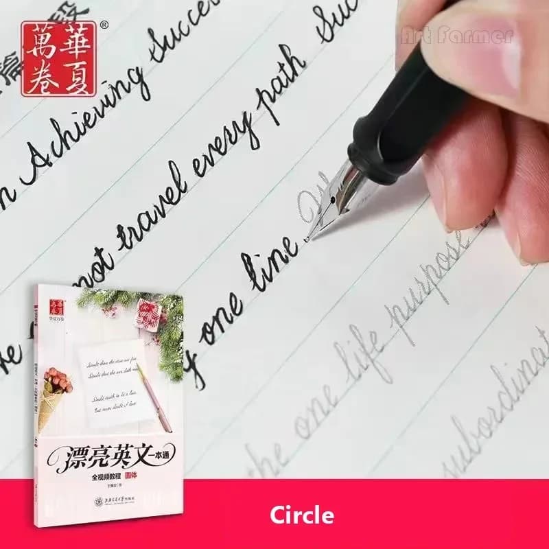 Cahier anglais pour livres de calligraphie pour adultes, écriture de mots, livre de pratique d'angla