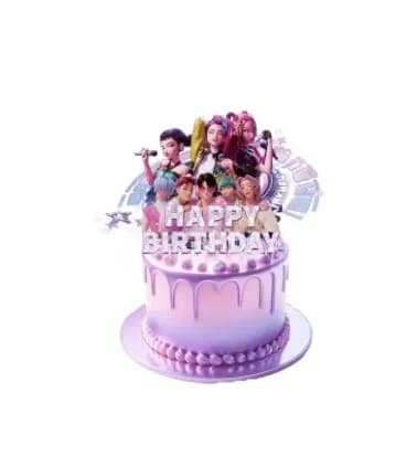 Nouvelles décorations de gâteau pour enfants, thème anniversaire, mignonnes et amusantes, inspirées 