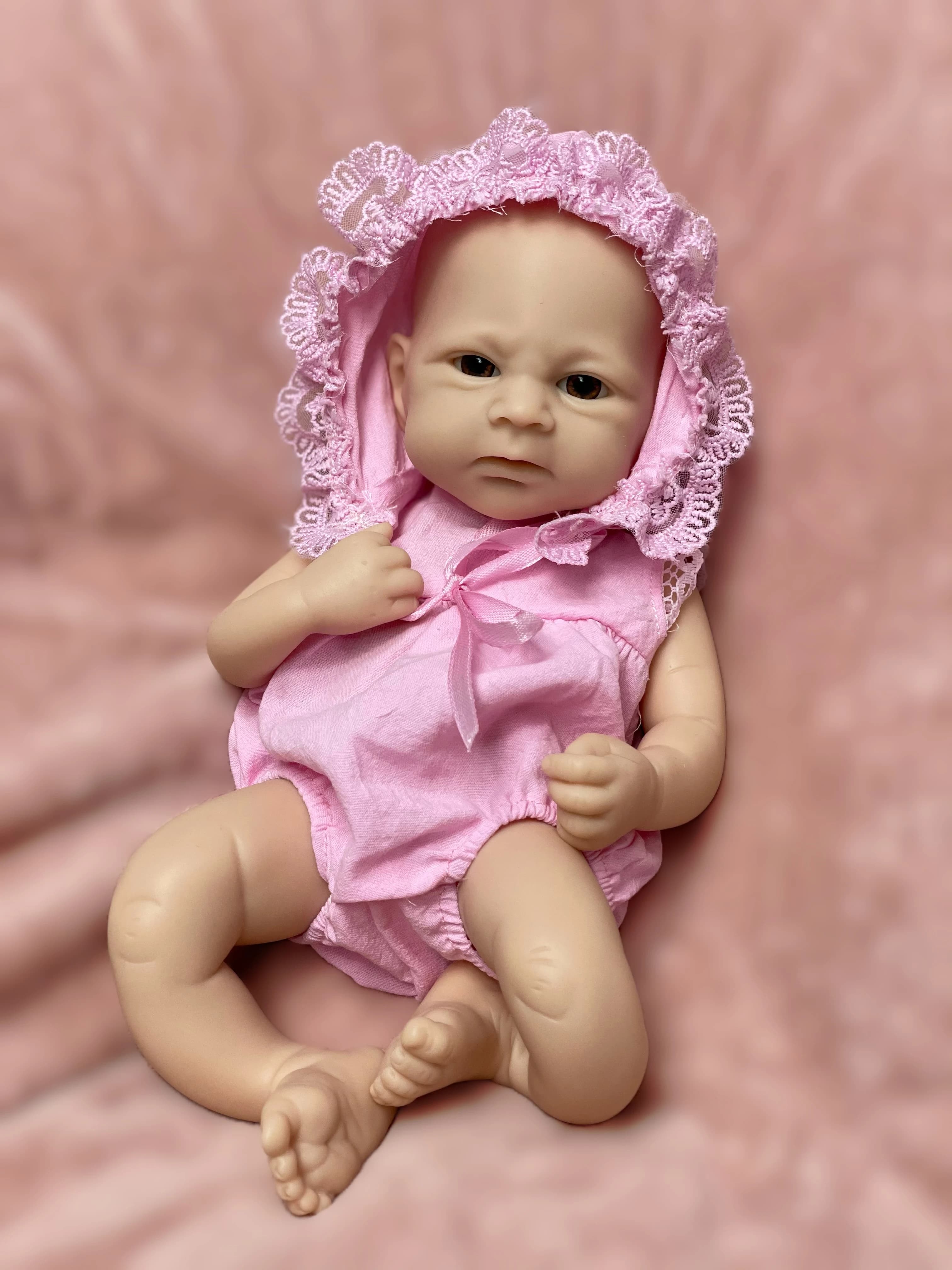 Vivienne & Elijha-Poupées Reborn en silicone solide pour tout le corps, poupées bébé nouveau-né pein