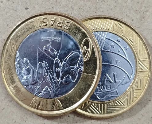 Pièce commémorative originale de 27 mm des Jeux Olympiques de Rio au Brésil, collection de pièces de