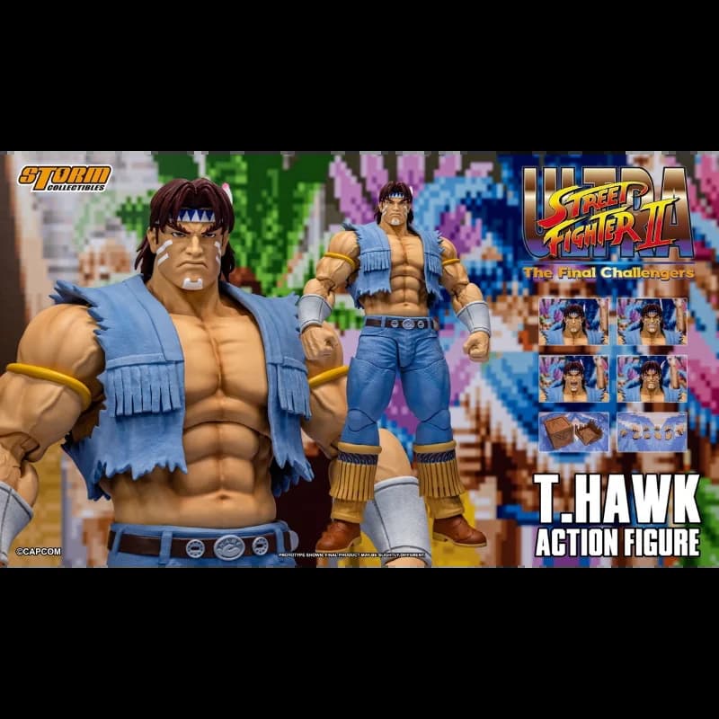 [En stock] Figurine de collection Street Fighter 2 Challenger T. Hawk, CPSF31, Storm Toys, Cadeau