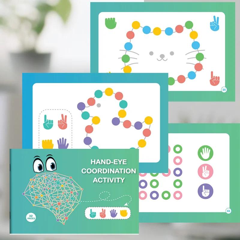 Livre d'activités d'exercices cérébraux, jeu de réflexion axé sur la mémoire, pratique de développem