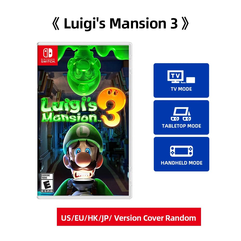 Offres de jeux Nintendo Switch Luigi Mansion 3 Stander Edition - Cartouche de jeux Carte physique Lu