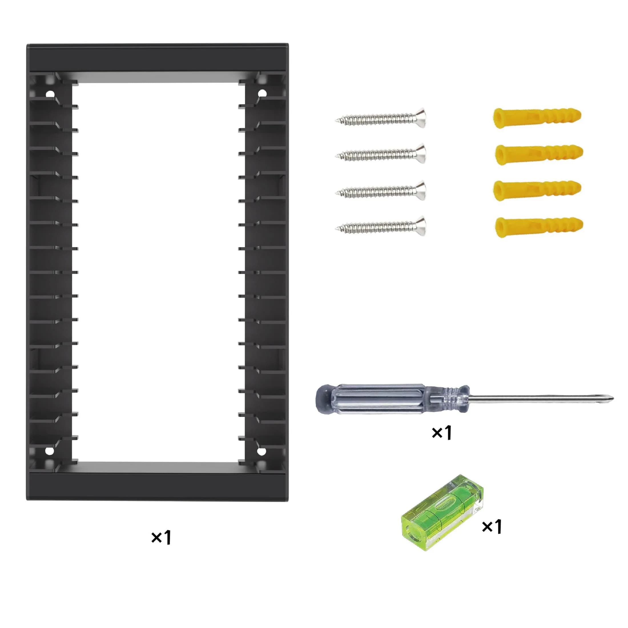 Support de tour de stockage de jeu, rangement universel d'organisateurs de jeu à montage mural pour 