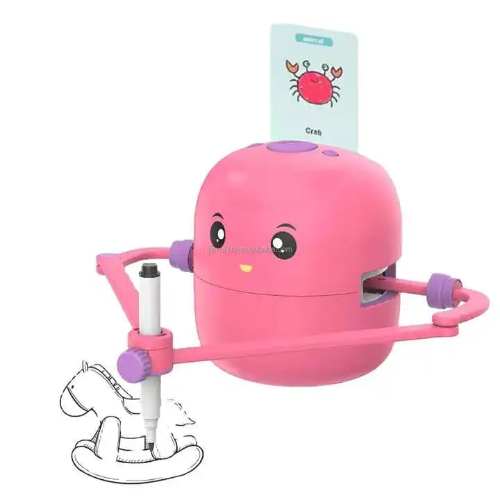 Jouets éducatifs pour enfants, jeux d'art pour enfants, Robot de dessin, disposition anglaise, Robot