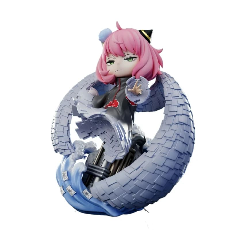Figurine d'action Ania Cosplay Konan, modèle de collection crossover Spy x Family × Naruto de 18 cm,