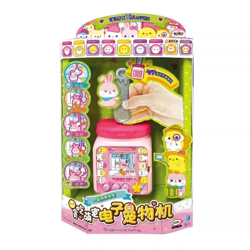 Jeu de nourriture virtuelle interactif électronique miniature coréen Yummy Jam House, lapin virtuel,