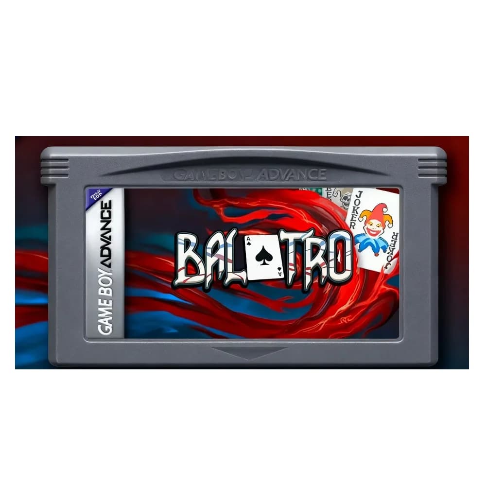 Carte de jeu Balatro gba fabriquée par carte flash