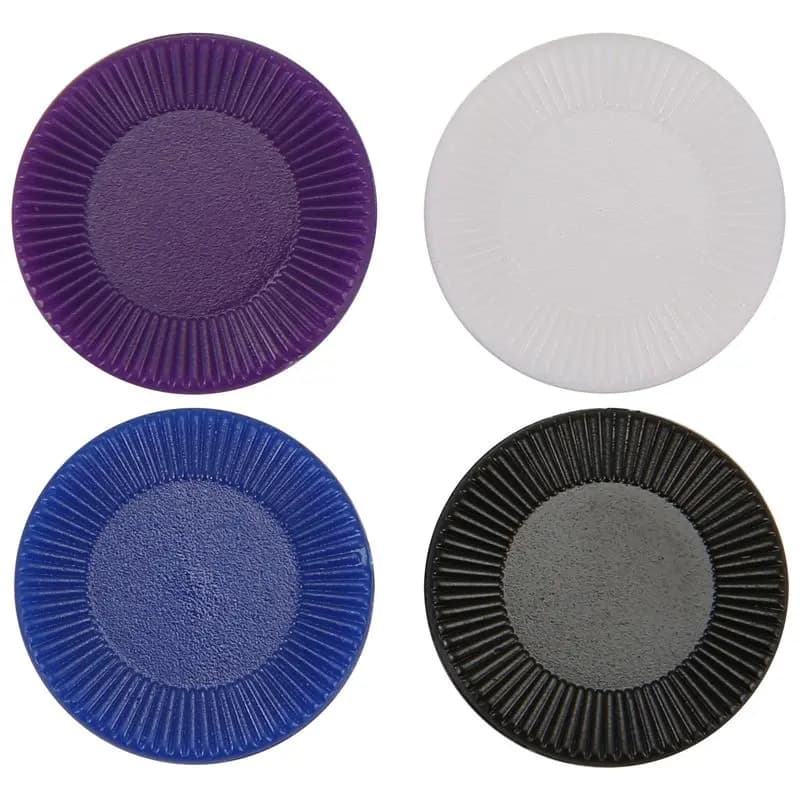 1B-400 pièces de jetons de poker en plastique, 4 couleurs, pour comptage de cartes de jeu et de bing