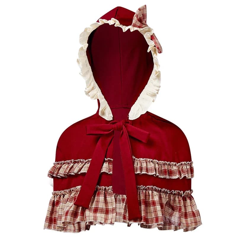 Costume de Rouge-Écharpe pour enfant, robe de style Lolita, costumes de spectacle d'Halloween, robes