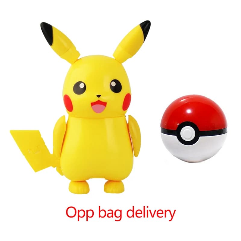 Figurines Pokémon Pokeball Mewtwo Pikachu Charizard Gyarados Eevee Mew Déformé Pawmi Quaxly Fuecoco 