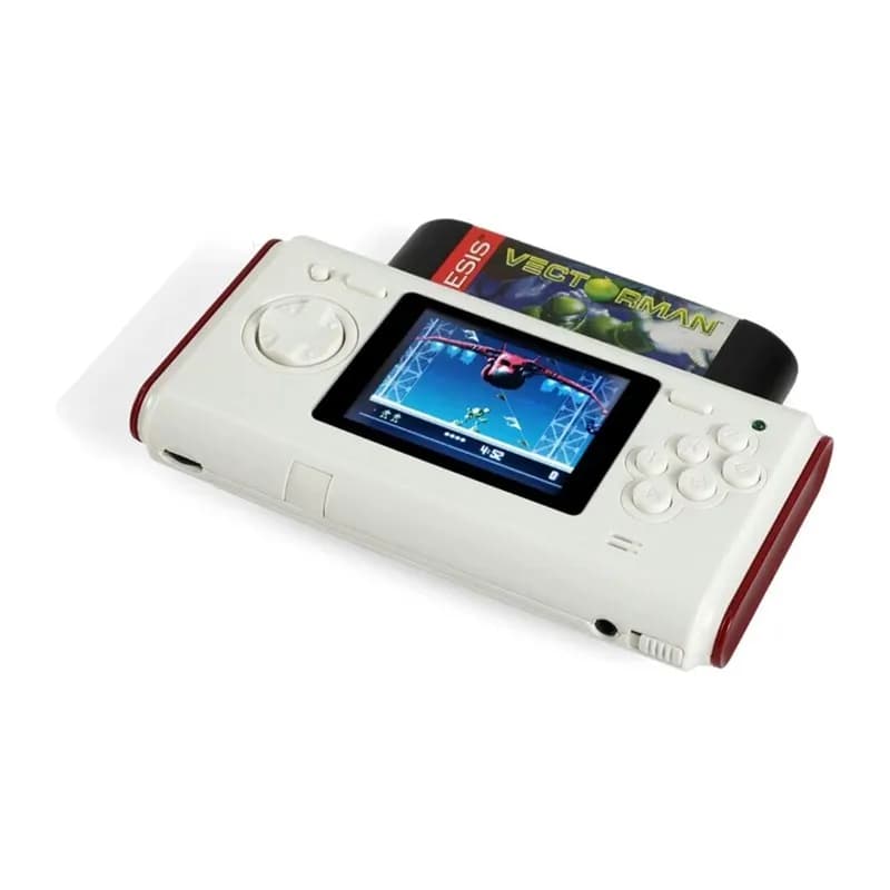 MegaDrive-Console de jeu portable rétro blanche, compatible POCKET MD 16 bits, nouveauté 2023