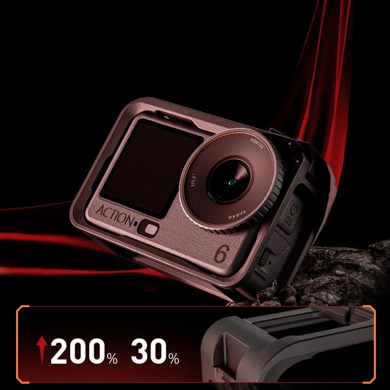 Nouvelle cage de protection intégrale à dégagement rapide pour OSMO Action 6 avec extension griffe f