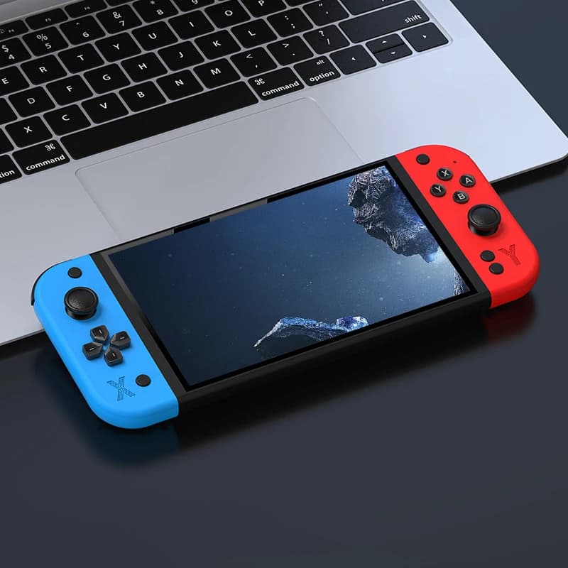 Console de jeu portable G90 7 pouces 64 Go 4000 mAh, arcade, compatible PSP/PS1, contrôleur de jeu r