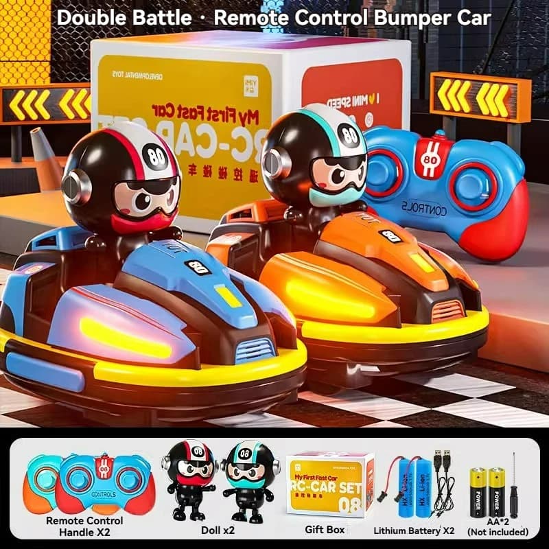RC pare-chocs voiture Football bataille jeu de sport jouet 2.4G télécommande catapulte dérive poupée
