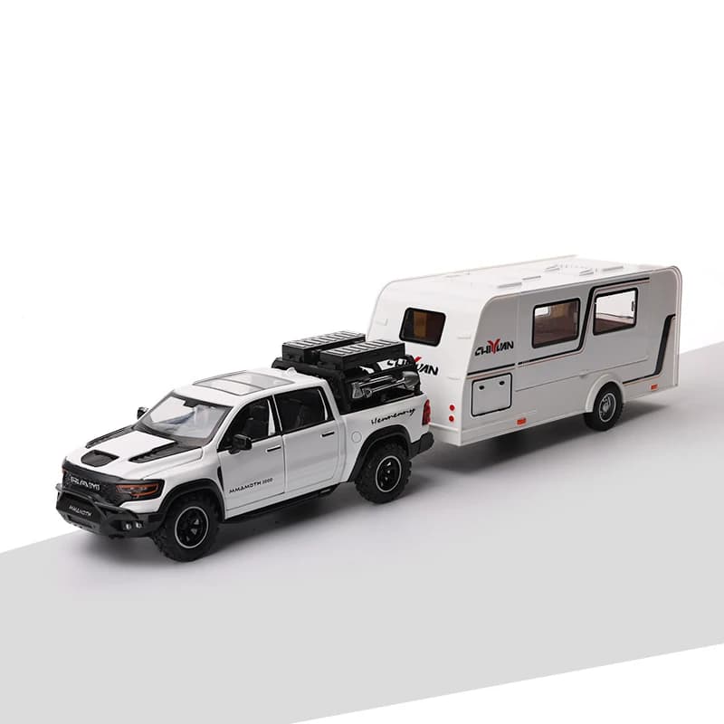 1:32 Dodge Mammoth 1000 TRX RV Hors Route Véhicule Alliage Moulés Sous Pression Jouet Modèle Avec So