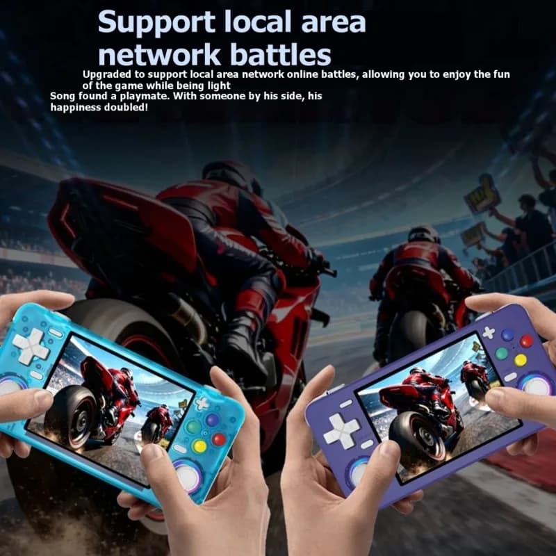Console de jeu vidéo portable ABGI-RF35H avec écran IPS de 3,5 pouces, plus de 22000 jeux, Wifi, pri