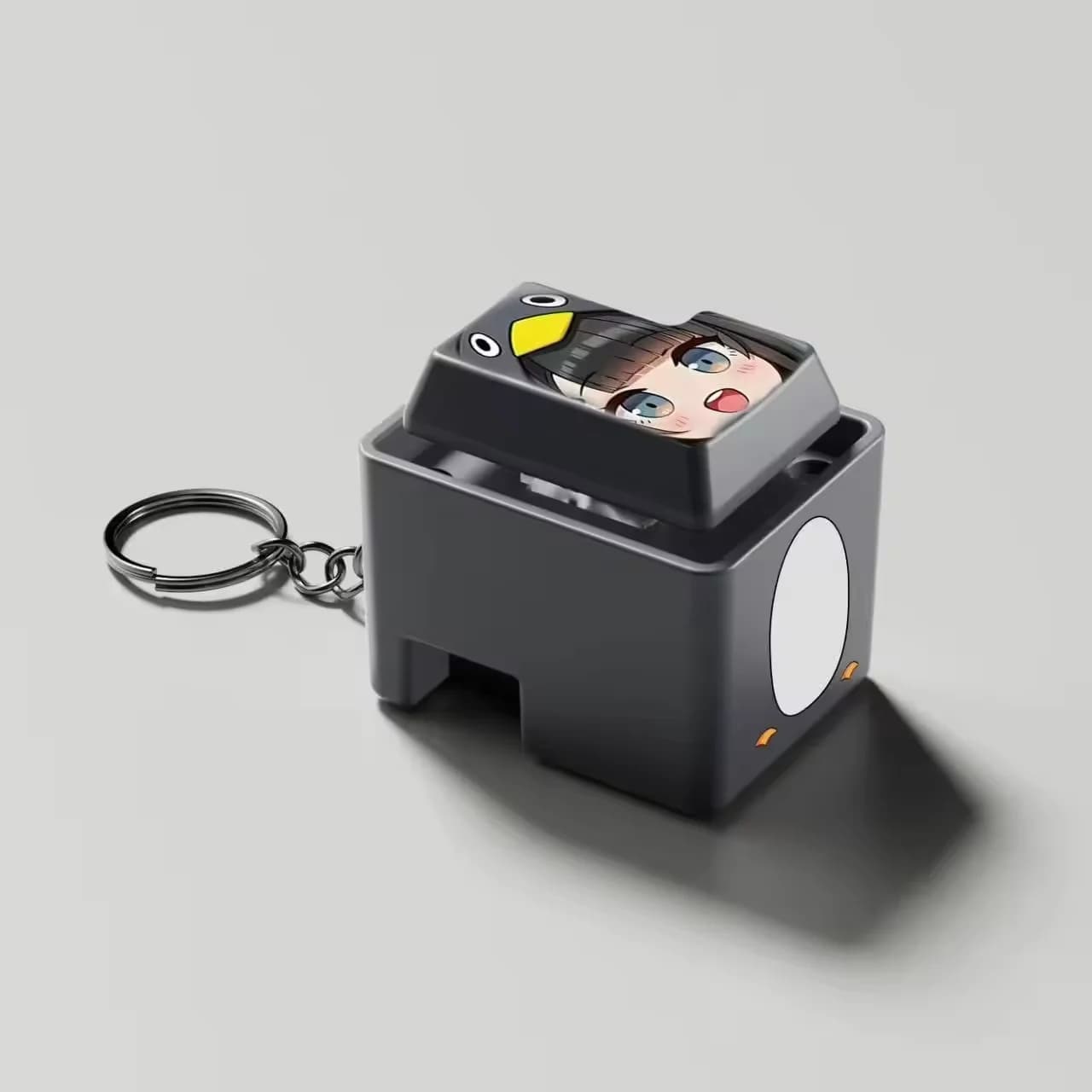 Porte-clés Clavier Anti-Stress Gugugaga Emotion - Jouet Créatif à Quatre Grilles avec Sons Joyeux, E