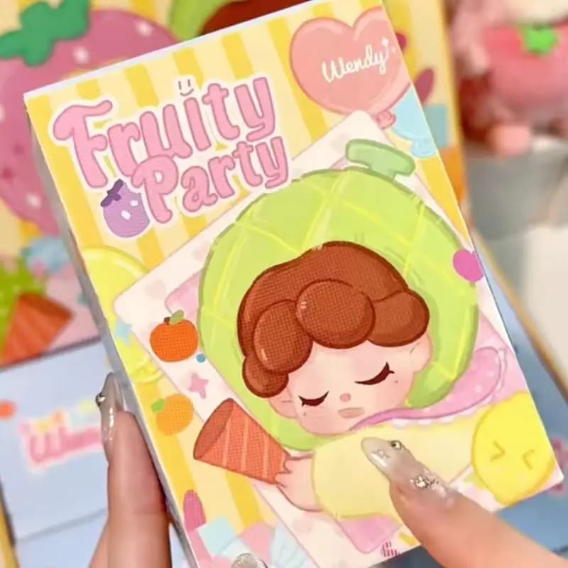 Dodo Sugar Wendy série de fête fruitée poupée en vinyle boîte aveugle Mini sac en peluche pendentif 