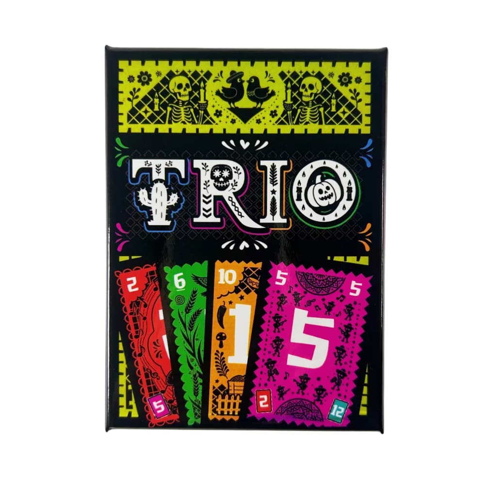 1 boîte de jeu de cartes stratégiques, jeu de cartes TRIO, jeux amusants, jeu de société pour 3 à 6 